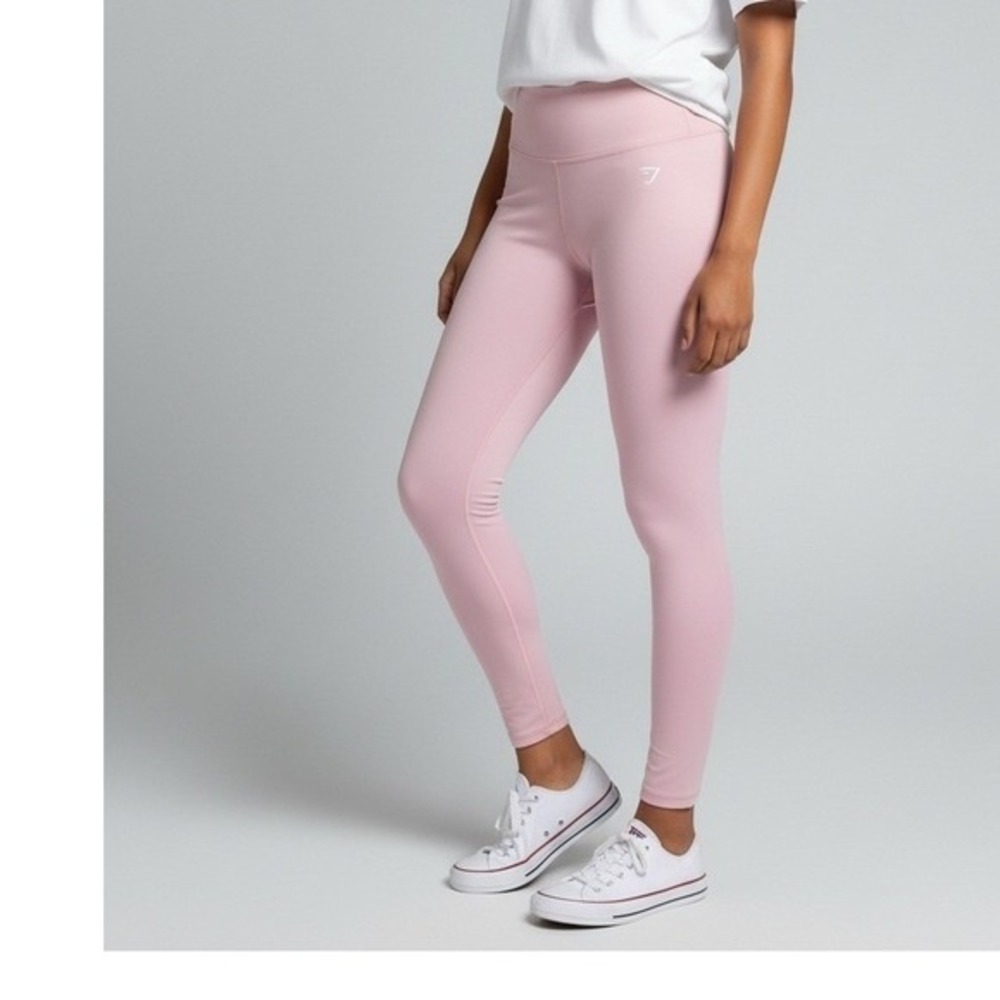 Gymshark Leggings Women S‎ Pink High Waisted Athletic Workout Yoga